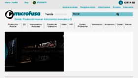What Microfusatienda.com website looked like in 2018 (7 years ago)