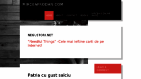 What Mirceaprodan.com website looked like in 2018 (6 years ago)