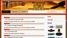 What Microatena.it website looked like in 2018 (6 years ago)