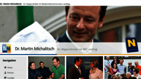 What Michalitsch.at website looked like in 2018 (6 years ago)