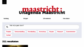 What Maastrichtsuitburo.nl website looked like in 2018 (6 years ago)
