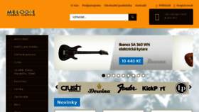 What Melodie-hudebniny.cz website looked like in 2018 (5 years ago)