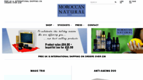 What Moroccannatural.co.uk website looked like in 2018 (6 years ago)