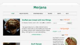 What Merjana.com website looked like in 2018 (5 years ago)
