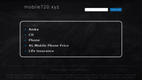 What Mobile720.xyz website looked like in 2018 (6 years ago)