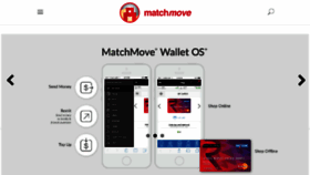 What Matchmove.com website looked like in 2018 (5 years ago)