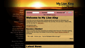 What Mylionking.com website looked like in 2018 (6 years ago)