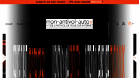 What Mon-antivol-auto.fr website looked like in 2018 (6 years ago)