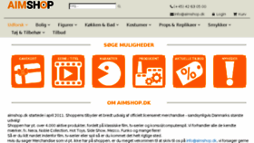 What Megamerchandise.dk website looked like in 2018 (6 years ago)