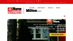 What Miltonhomehardware.com website looked like in 2018 (6 years ago)