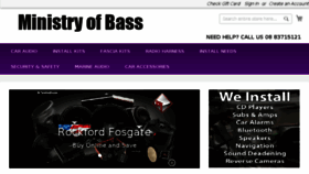 What Ministryofbass.com.au website looked like in 2018 (6 years ago)