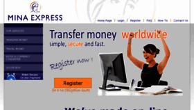 What Minaexpress.com website looked like in 2018 (6 years ago)
