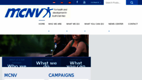 What Mcnv.org website looked like in 2018 (6 years ago)