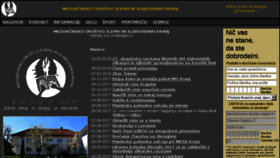 What Mdsskr-drustvo.si website looked like in 2018 (6 years ago)