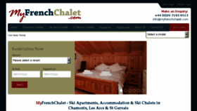 What Myfrenchchalet.com website looked like in 2018 (6 years ago)