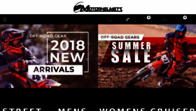 What Motorhelmets.com website looked like in 2018 (6 years ago)