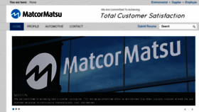 What Matcor-matsu.com website looked like in 2018 (6 years ago)