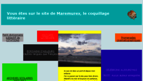 What Maremurex.net website looked like in 2018 (5 years ago)