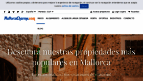 What Mallorcacharme.com website looked like in 2018 (5 years ago)