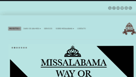 What Missalabama.es website looked like in 2018 (5 years ago)