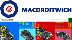 What Macdroitwich.co.uk website looked like in 2018 (5 years ago)