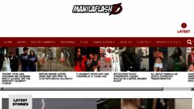 What Manilaflash.net website looked like in 2018 (6 years ago)