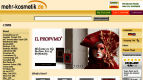 What Mehr-kosmetik.com website looked like in 2018 (6 years ago)