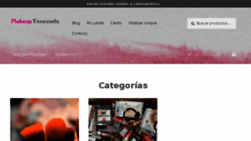 What Makeupvenezuela.com website looked like in 2018 (6 years ago)