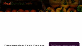 What Mealconnect.org website looked like in 2018 (6 years ago)