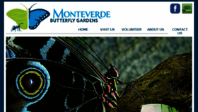 What Monteverdebutterflygarden.com website looked like in 2018 (6 years ago)