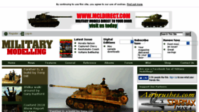 What Militarymodelling.com website looked like in 2018 (5 years ago)