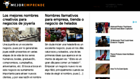 What Mejoremprender.com website looked like in 2018 (5 years ago)