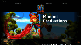 What Mimimi.games website looked like in 2018 (6 years ago)
