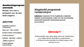 What Megjosoljuk.hu website looked like in 2018 (5 years ago)