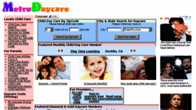What Metrodaycare.com website looked like in 2018 (5 years ago)