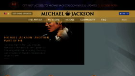 What Michael-jackson-lyrics.com website looked like in 2018 (5 years ago)