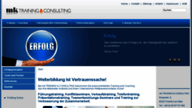 What Mk-trainingundconsulting.de website looked like in 2018 (5 years ago)