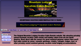 What Mountain-lodging.com website looked like in 2018 (6 years ago)