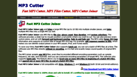 What Mp3-cutter.net website looked like in 2018 (6 years ago)