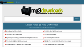 What Mp3-downloads.net website looked like in 2018 (5 years ago)