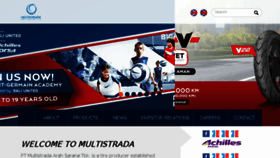 What Multistrada.co.id website looked like in 2018 (5 years ago)