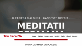 What Meditatiigermanation.com website looked like in 2018 (5 years ago)