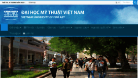 What Mythuatvietnam.edu.vn website looked like in 2018 (6 years ago)
