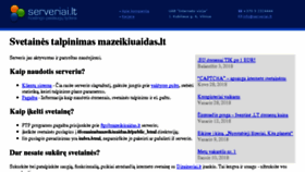 What Mazeikiuaidas.lt website looked like in 2018 (6 years ago)