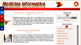 What Medicina-informativa.com website looked like in 2018 (5 years ago)