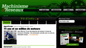 What Machinismeetreseaux.fr website looked like in 2018 (5 years ago)