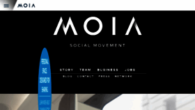 What Moia.io website looked like in 2018 (6 years ago)