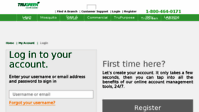 What Myaccount.trugreen.com website looked like in 2018 (5 years ago)