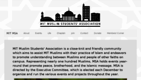What Msa.mit.edu website looked like in 2018 (6 years ago)