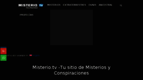 What Misterio.tv website looked like in 2018 (5 years ago)